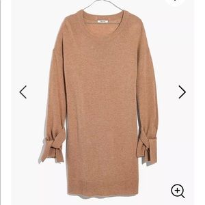 Madewell Tie-Cuff sweater Dress